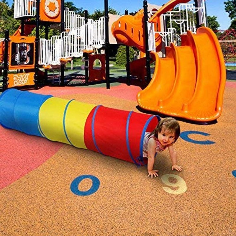 klarako 6ft Kids Tunnel for Toddlers, Pop Up Play Exploration Tunnel Tent for Babies or Dogs Children's Obstacle Course Set with Carrying Bag Pretend Play for Toddlers Indoor & Outdoor Games - Image 5