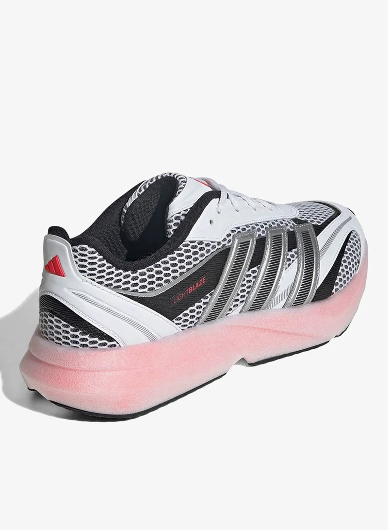 Adidas Cloud White / Core Black / Lucid Red Lightblaze Glow Shoes for Men | Best Price UAE