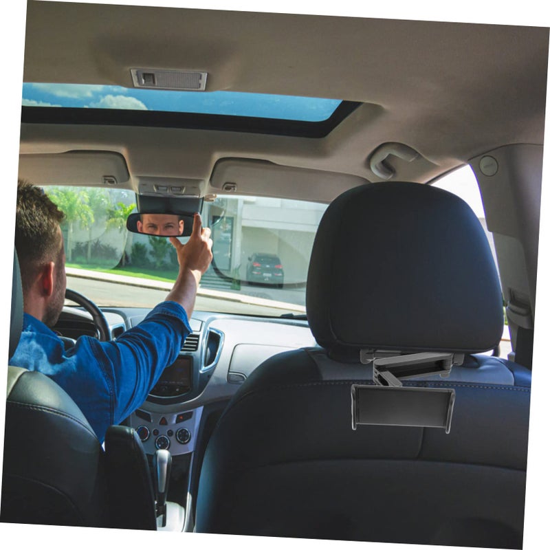 Adjustable Rear Seat Tablet Mount Holder for iPad Sturdy Lightweight Car Headrest Bracket - Image 5