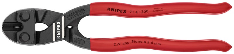 KNIPEX CoBolt High Leverage 20 Angle Compact Bolt Cut Notched Blade - Image 1