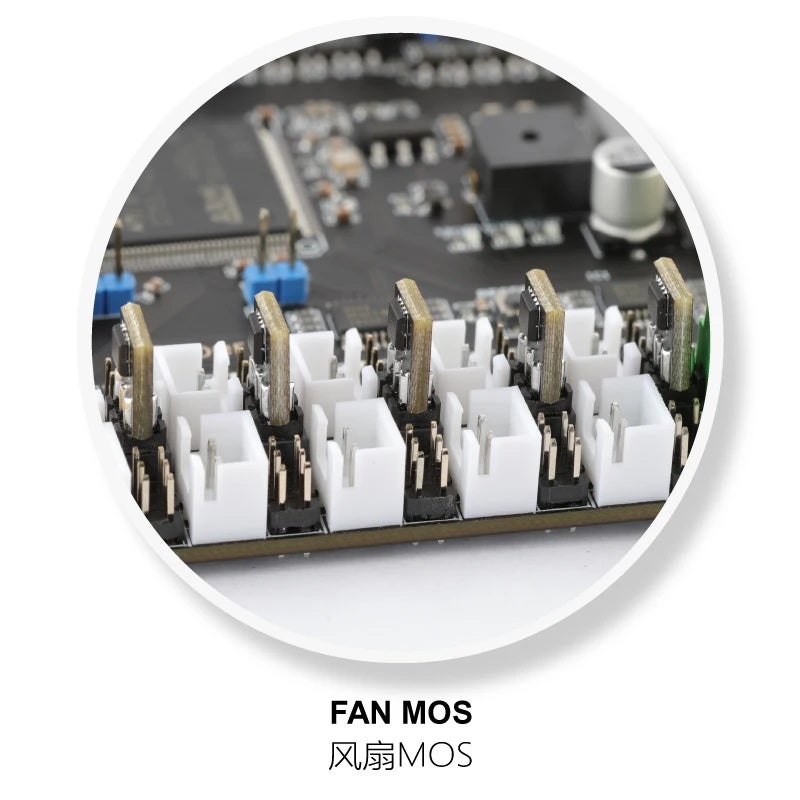 ميلو إلكترونيات Mellow FLY Super Pro HV 8-Axis 32-Bit 550MHz Motherboard for Klipper RRF Voron 3D Printer, Set 2 - Image 3