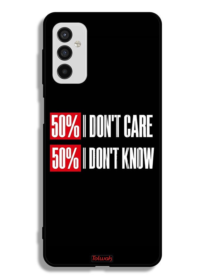 Tolwak Samsung Galaxy M52 5G Protective Case Cover I Do Not Care - Image 2