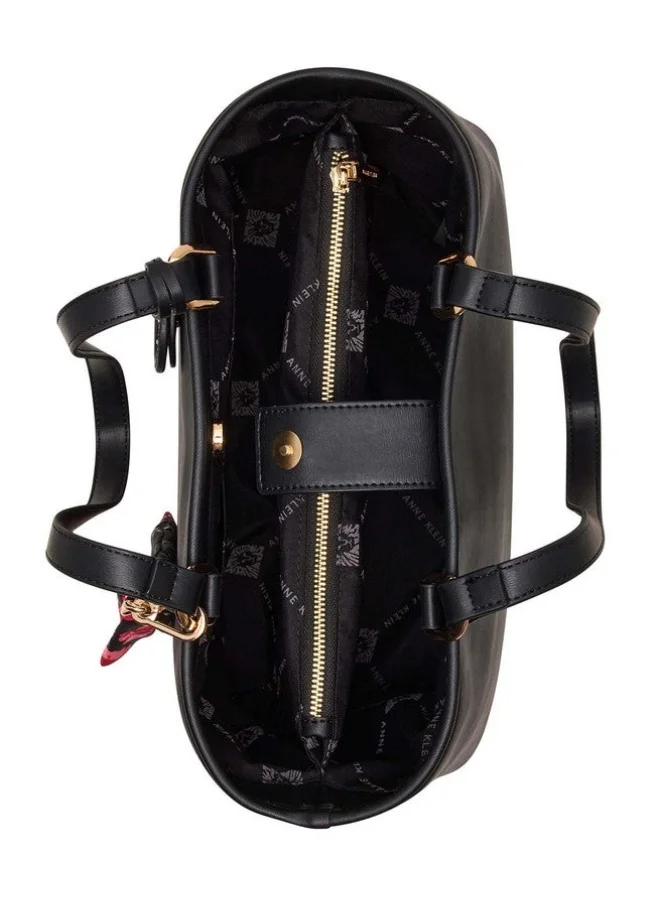 Anne Klein  Anne Klein Akh6059 Black Women's Satchel for Women | Best Price UAE