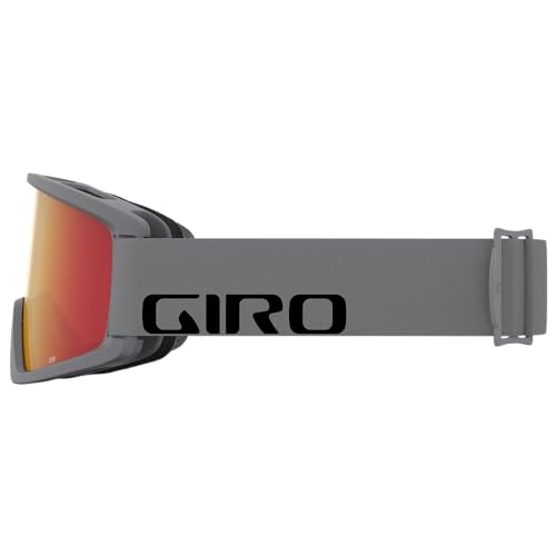 Giro Semi Goggles 2022 - Grey Wordmark Frame Amber/Yellow Lens Medium - Image 2