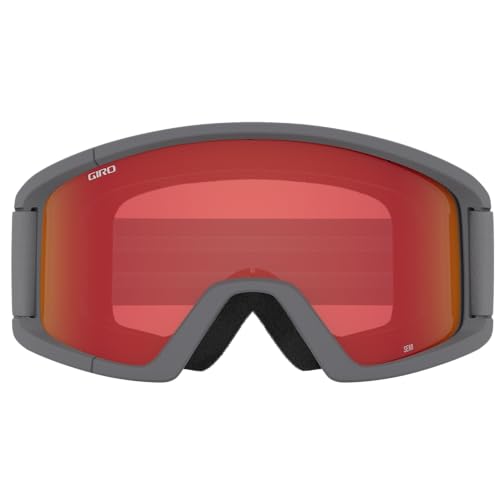 Giro Semi Goggles 2022 - Grey Wordmark Frame Amber/Yellow Lens Medium - Image 3