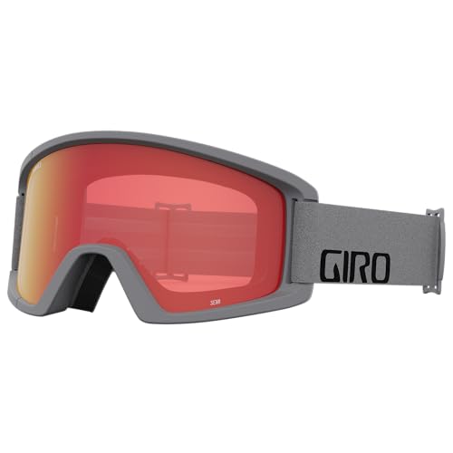 Giro Semi Goggles 2022 - Grey Wordmark Frame Amber/Yellow Lens Medium - Image 1