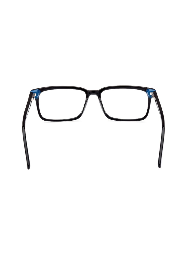 GUESS Men's Rectangular Shape Eyeglass Frames - GU5006800152 - Lens Size: 52 Mm - Shiny Black - Image 4