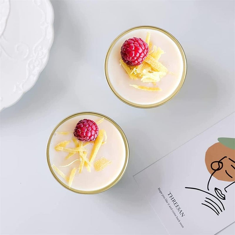 Luckam Mini Aluminum Pans with Lids, 60pcs 5oz Disposable Aluminum Foil Cupcake Liners Ramekins Baking Cups, Dessert Cups with Lids Aluminum Foil Cupcake Holders Cheesecake Pan Dessert Containers(Black Gold) - Image 4