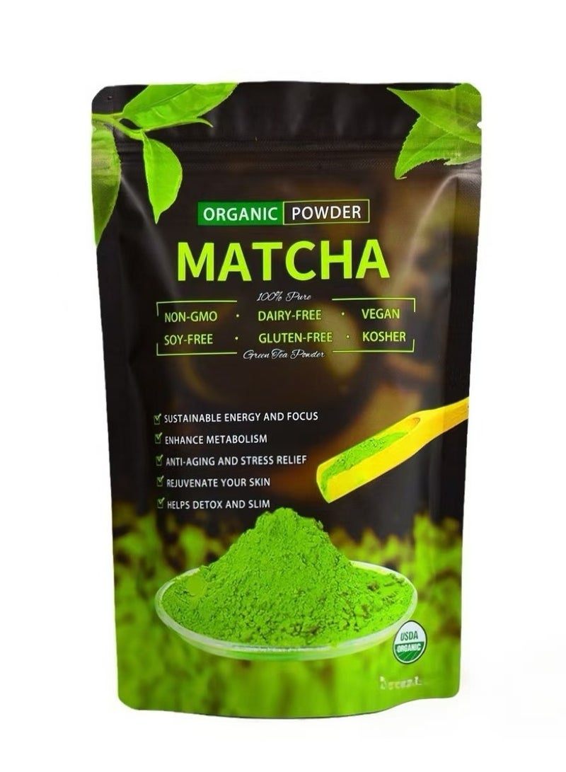 MATCHA Pure Matcha Powder – Premium Green Tea for Lattes and Smoothies, 100g - Image 1