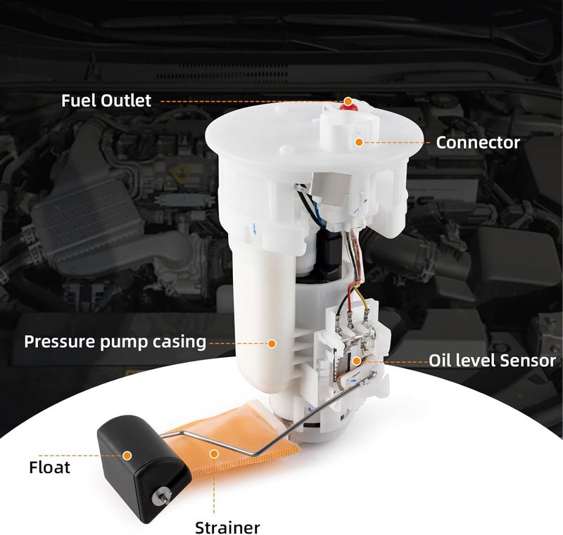 DIRBOERF Electric Fuel Pump Module Assembly for Toyota Camry 2.4L 3.0L (2002-2006) - Image 3