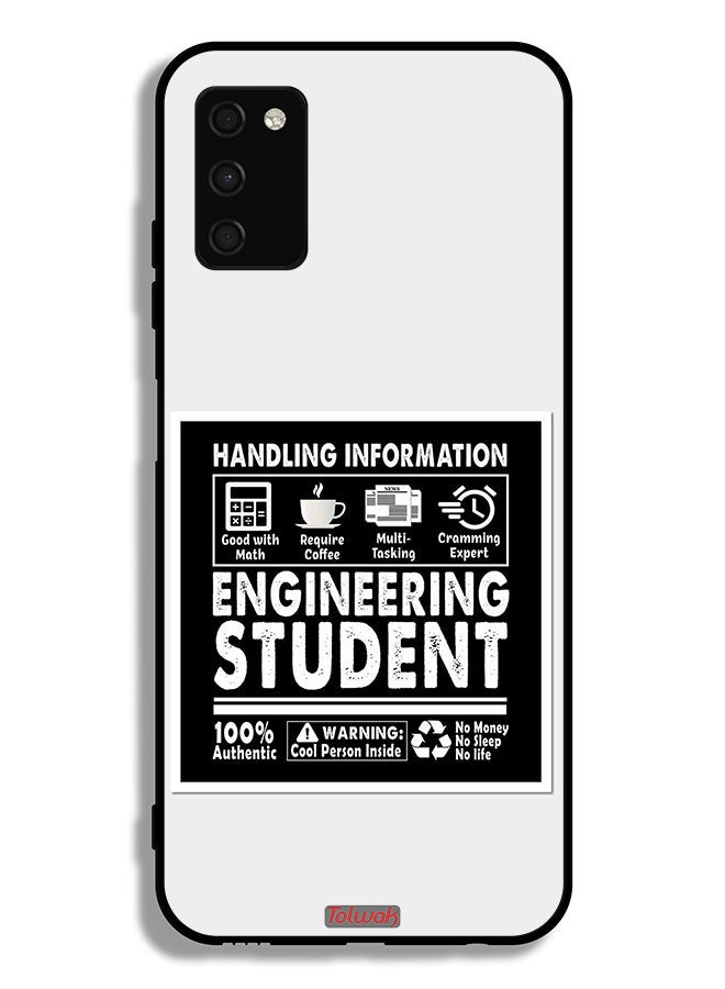 Tolwak Samsung Galaxy A03s Protective Case Cover Engineering Student Sticker - Image 1