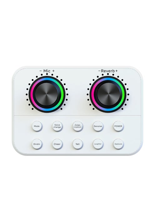 BOX6 professional audio mixer, professional studio sound card, real-time USB sound card, real-time audio mixer interface for life game anchors, new product release