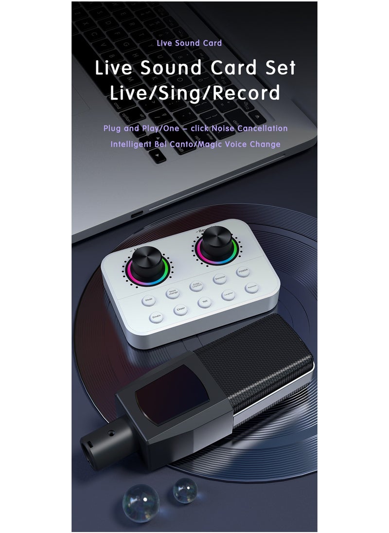 BOX6 professional audio mixer, professional studio sound card, real-time USB sound card, real-time audio mixer interface for life game anchors, new product release