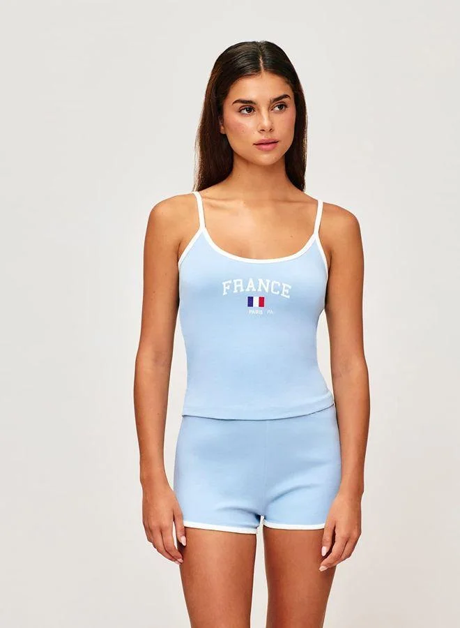 Undiz Sleeveless jersey top 'France'