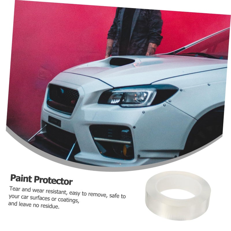 2 Pairs Car Door Protector Trim Film Scratch Bumper Easy Install Edge 11.5x11.5cm Transparent - Image 5