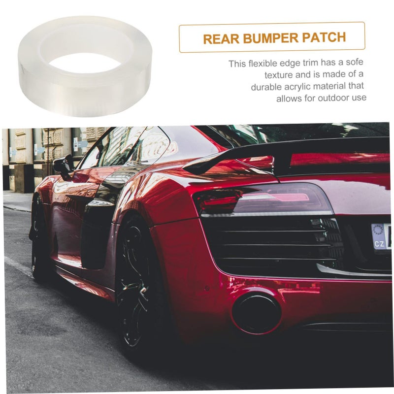 2 Pairs Car Door Protector Trim Film Scratch Bumper Easy Install Edge 11.5x11.5cm Transparent - Image 4