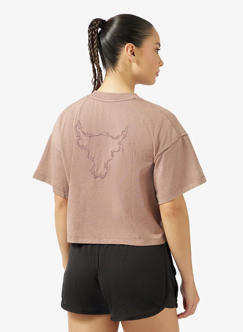 اندر ارمر تيشيرت روچيك روك ستيتمنت جرافيك