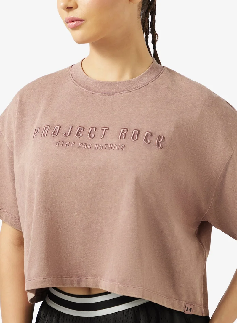 UNDER ARMOUR  Roject Rock Statement Graphic T-Shirt for Women | Best Price UAE