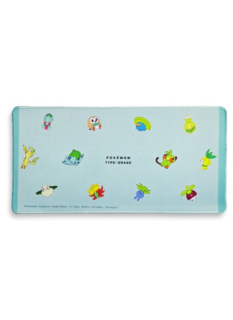 Large Gaming Mouse Pad, Pokemon cartoons (60cm x 30cm x 2mm), Extended Thickened Mouse Mat Waterproof Non-Slip Spill-Proof Mouse Mat with Special Textured Surface, Anti-wear Stitched Edges for Keyboard and PC