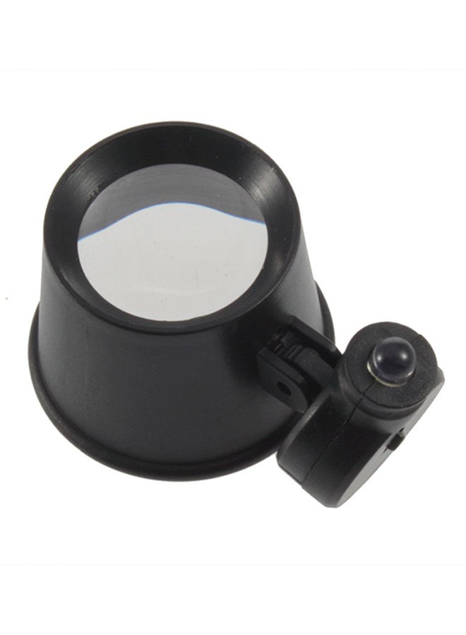 OUTAD LED Light Portable 10X Eye Jeweler Loupe Magnifier Black - Image 2