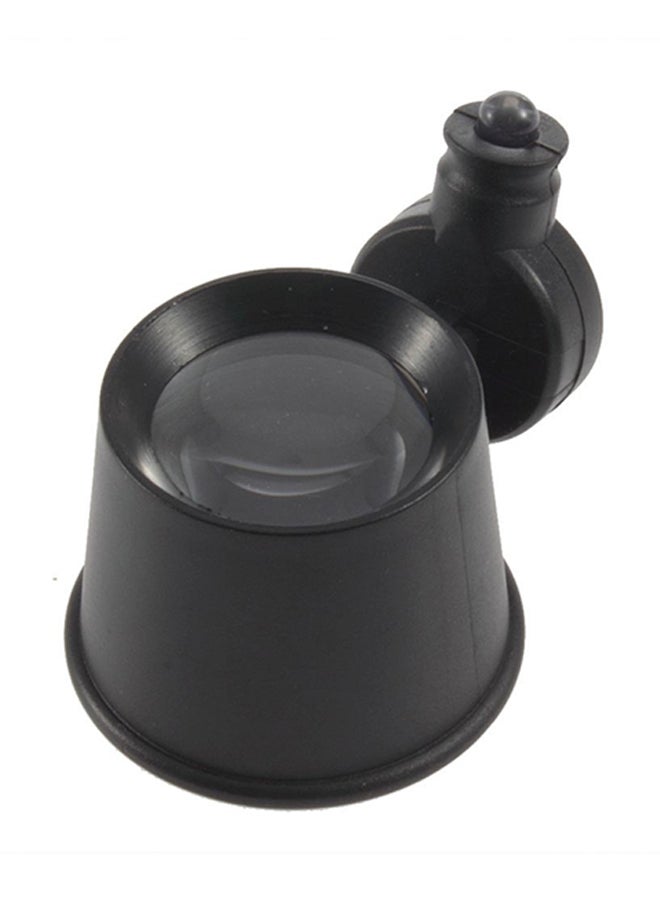 OUTAD LED Light Portable 10X Eye Jeweler Loupe Magnifier Black - Image 1