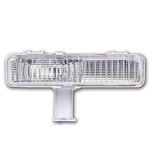 GPLUS مجموعة إشارة الانعطاف الجانبية المثبتة على المصد الأمامي G-PLUS متوافقة مع شيفروليه كابريس الأساسية 85-90 كابريس/كلاسيك 80-90/إمبالا الأساسية 80-85 914550، GM2521116 914549 GM2520115 - Image 2