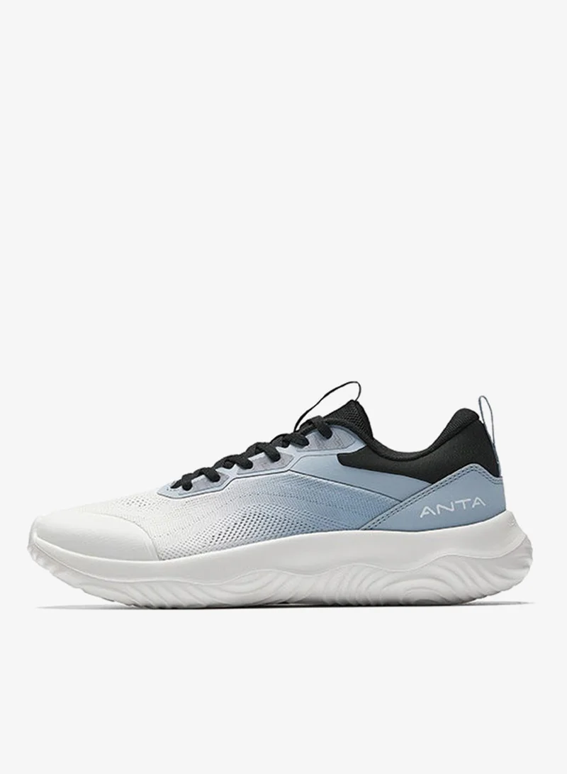 ANTA Ebuffer Lite｜ mesh breathable sports shoes summer new arrival shock-absorbing Commute fitness training shoes Shoes White