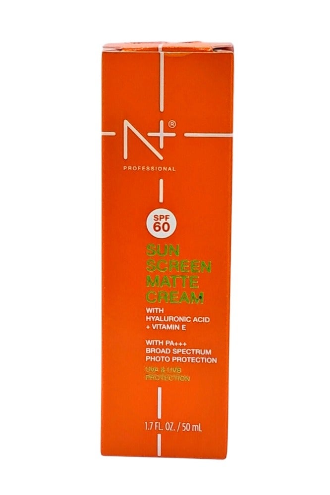 N+ Professional N+ Sun Screen Matte Cream Spf60 50Ml