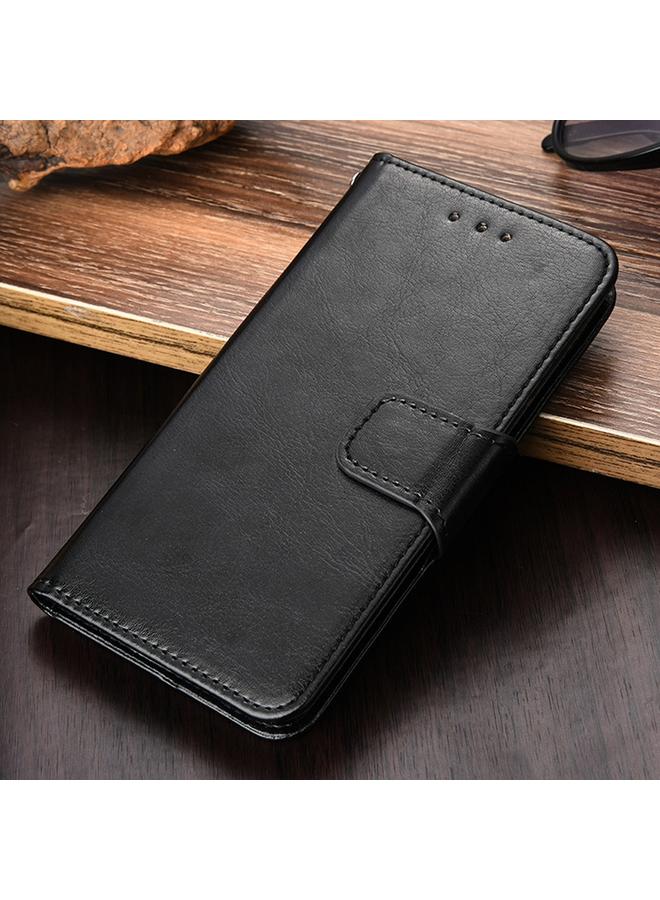 erorex Case For iPhone 13 Crystal Texture Horizontal Flip Leather Case with Holder & Card Slots & Wallet - Image 1