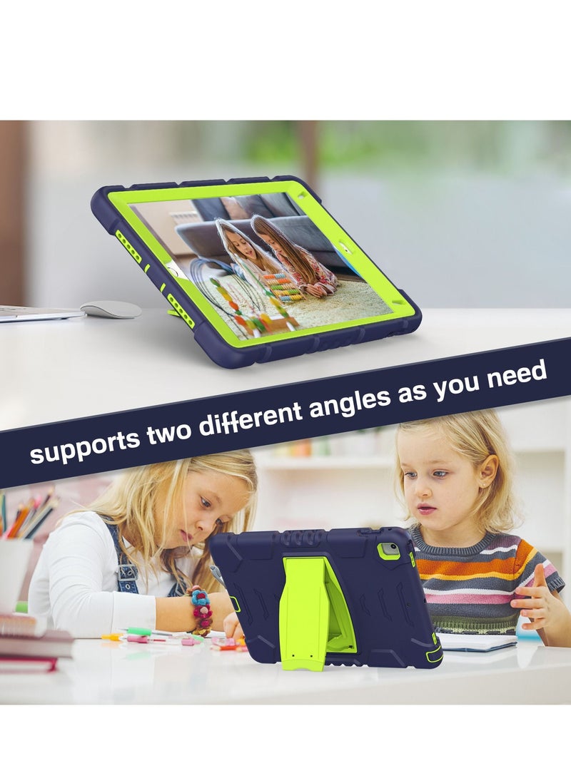 GULFLINK Gulflink Back Cover Protect Case for Apple iPad 2018/2017/Pro/Air2 9.7inch navyblue and lime - Image 4