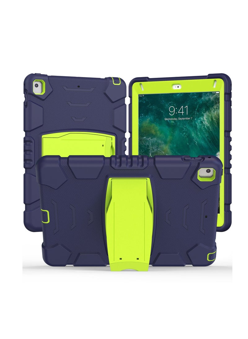 GULFLINK Gulflink Back Cover Protect Case for Apple iPad 2018/2017/Pro/Air2 9.7inch navyblue and lime - Image 1