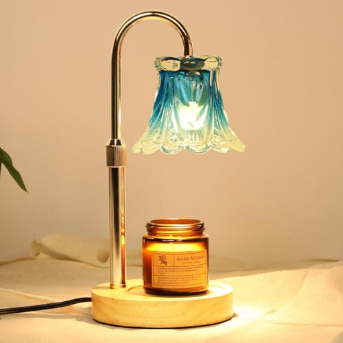 GEEZO Fragrance Candle Warmer Lamp，Electric Candle Warmer with Timer & Dimmer，Mom Christmas Birthday Gifts for Women, House Warming Gifts New Home Bedroom Decor - Image 1