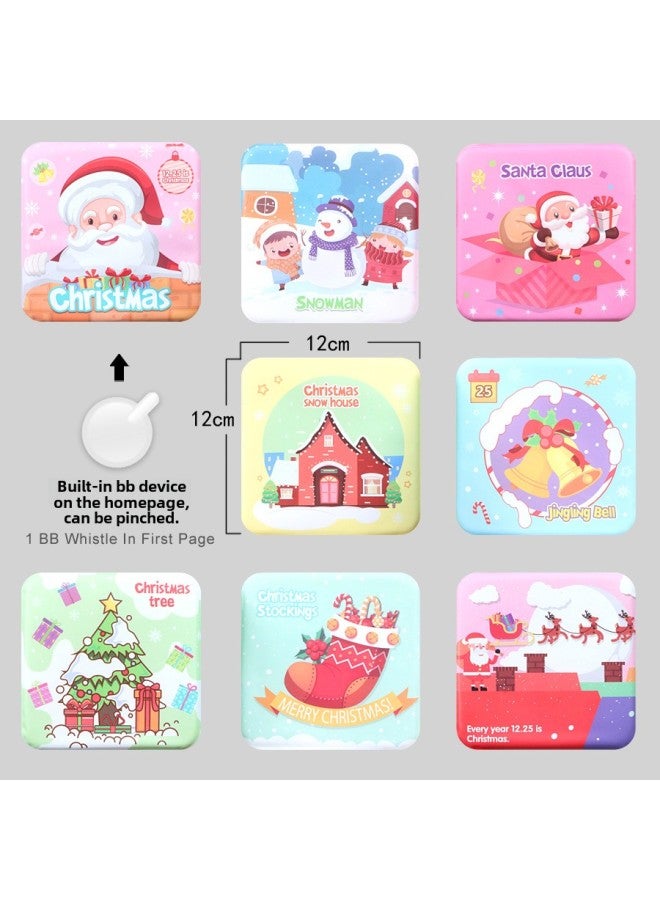 Baby Can't Tear Bath Book Children's Enlightenment Early Education Cognitive Bath Toy Book EVA Baby Cloth Book-Color:Medium-Christmas  - Image 1