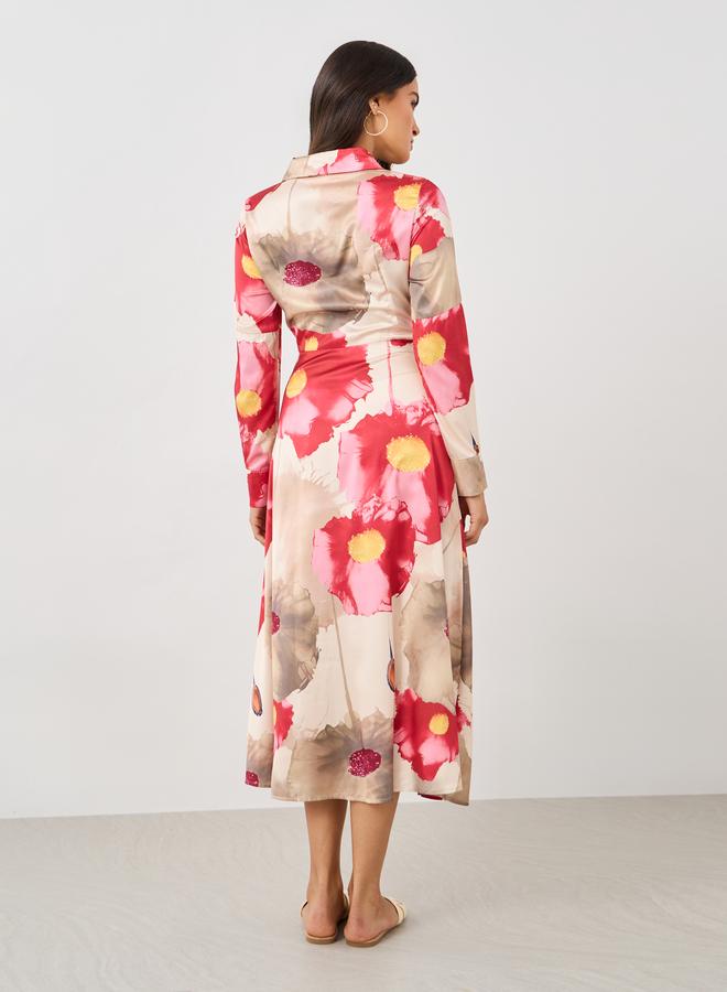 ستايلي فستان بطبعة زهور - Image 5