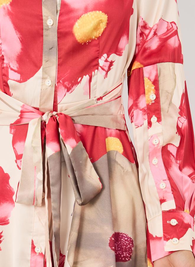 ستايلي فستان بطبعة زهور - Image 4