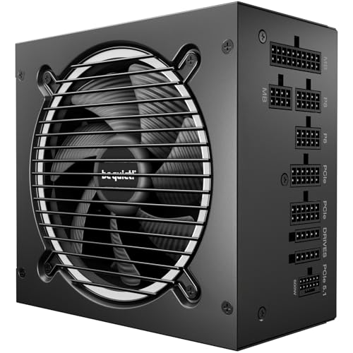 be quiet! Pure Power 13 M 750W Power Supply, 80 Plus® Gold Certification, ATX 3.1 PSU, Support for PCIe 5.1 GPUs, semi-Passive 120mm be quiet! Fan, LLC Technology, Single Rail, for Overclocked GPUs - Image 1