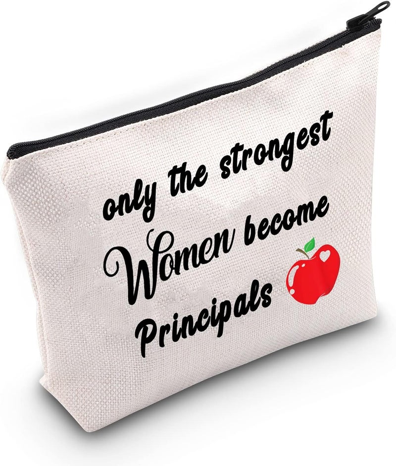 MBMSO Principal Makeup Bag Women Principal Gifts only the Strongest Women Become Principals Appreciation Gifts for School Principal Principal Bag - Image 2