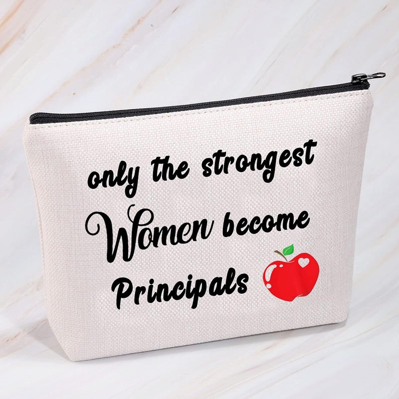 MBMSO Principal Makeup Bag Women Principal Gifts only the Strongest Women Become Principals Appreciation Gifts for School Principal Principal Bag - Image 4