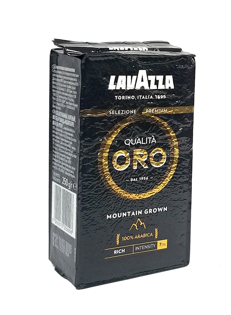 Lavazza Qualita Oro Black Mountain Grown Coffee 250g