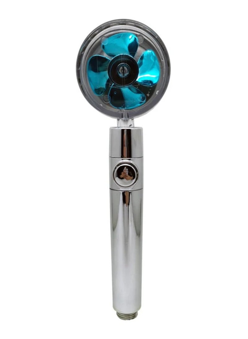 DIGI CORE Water Saving Flow Shower Head 360 Degree Rotating With Small Fan And Rain High Pressure Spray Nozzle High Pressure Turbo Shower Bathroom Accessories - Image 2