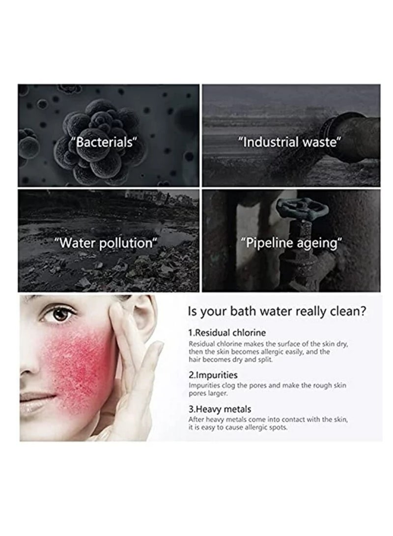 DIGI CORE Water Saving Flow Shower Head 360 Degree Rotating With Small Fan And Rain High Pressure Spray Nozzle High Pressure Turbo Shower Bathroom Accessories - Image 5