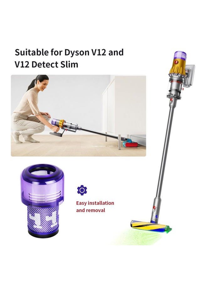 WuYan Replacement HEPA Filters for Dyson V12 Detect Slim,V12 Slim SV20 Removable and Washable Vacuum Cleaner Filter Replacement - Image 5