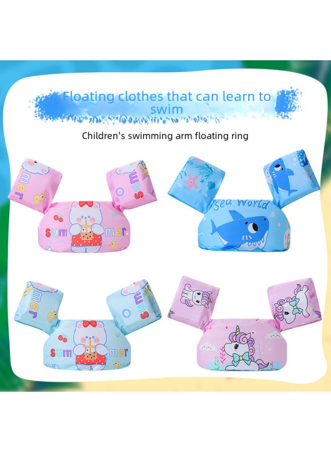 Generic Outdoor Sports/swimming Aid Equipment/swimming Aid Equipment - Floating Hand Paddles - Strap Design Ages Swimming Levels-Color:Light Pink Care Bear  - Image 4