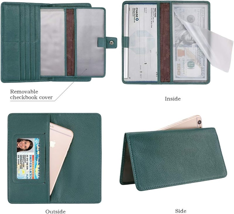 Itslife Women's Big Fat Rfid Leather wallet clutch organizer checkbook holder - Image 2