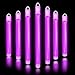 Glow Fever Glow in The Dark Sticks  100 ct 6 Glow Sticks Bulk Party Pack with End Caps  Lanyards  Glow Party Favors for Concert Festival  Wedding Neon Light Sticks by Party Dragon Purple - Image 4