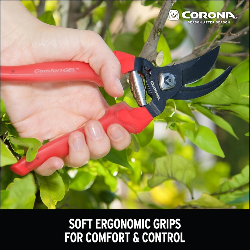 Corona BP 3214D ComfortGEL Bypass Hand Pruner, 3/4-inch cut, Red - Image 4