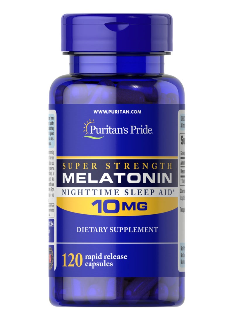 Puritan's Pride Puritan's Pride Melatonin Sleep Ajid 10mg-120 capsules 