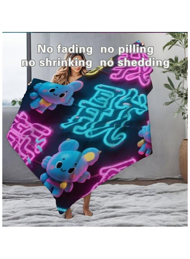 general Flannel thin blanket (warm and comfortable, suitable for sleep, gaming, dust removal and sandproof) 150cm*200cm - 296 - Image 4