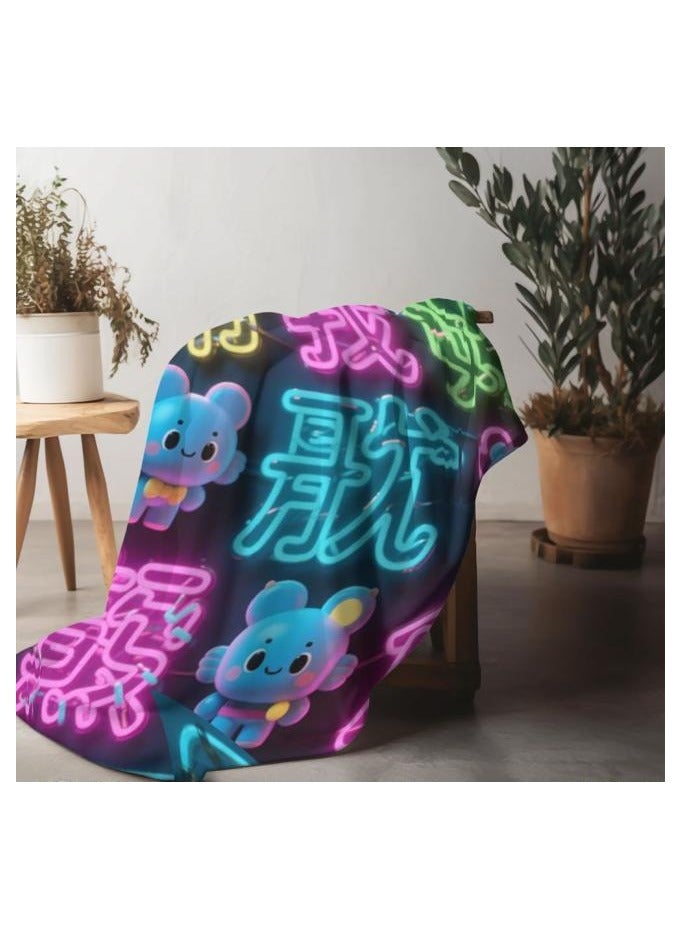 general Flannel thin blanket (warm and comfortable, suitable for sleep, gaming, dust removal and sandproof) 150cm*200cm - 296 - Image 5