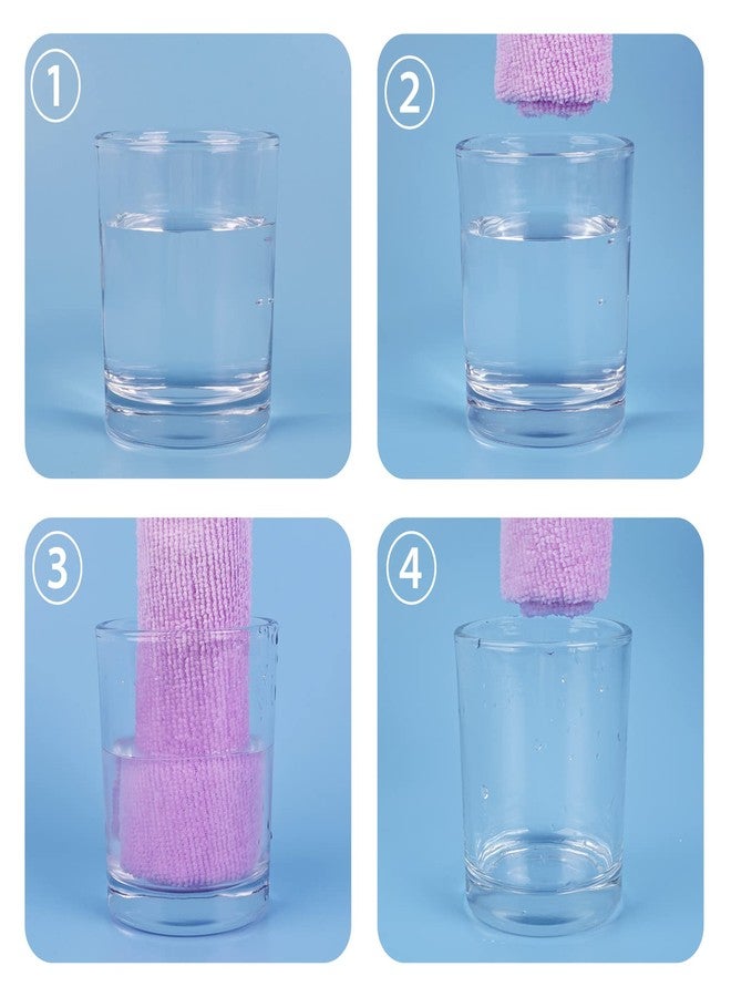 Viviland Baby Washcloths, Soft 24 Pack Baby Wash Cloths Unisex for Boys Girls, Super Absorbent Baby Face Towel Gentle on Sensitive Skin, Wash Clothes for Baby Face & Body, 9''x 9'' - Image 4